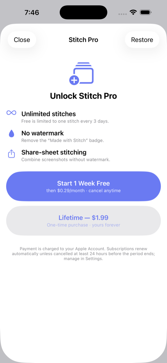 Stitch Pro